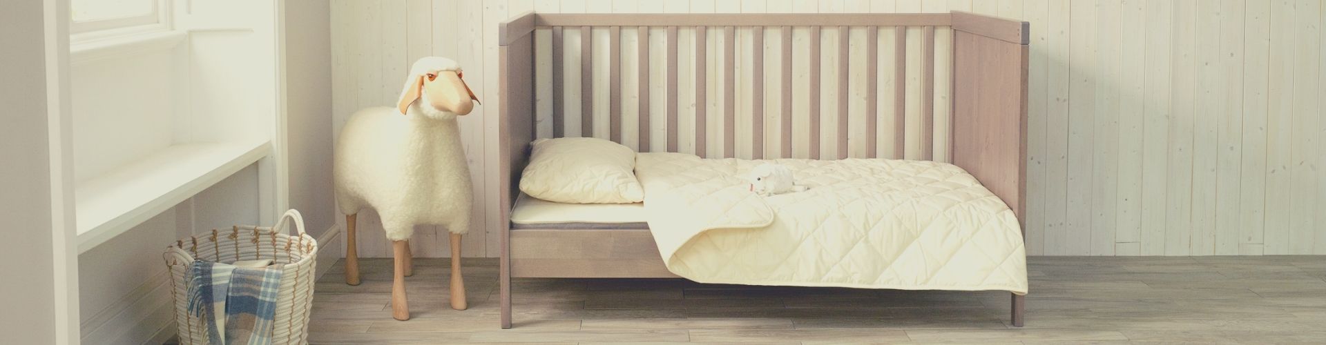 baby bedding set from Woolroom