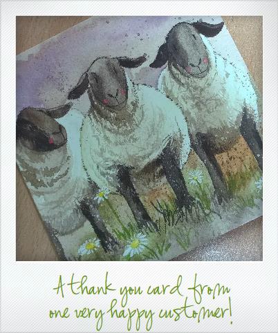 The Wool Room Thank You Card