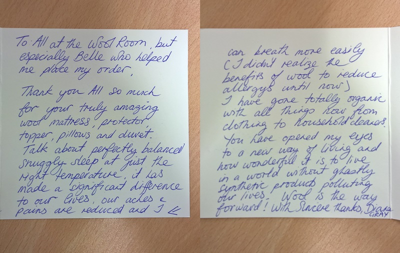 Inside of Thank You Card