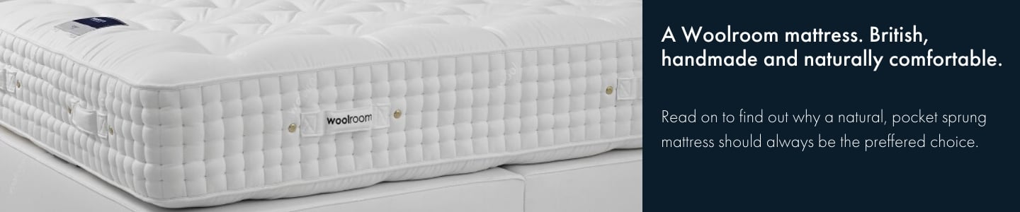 side picture of wool mattress