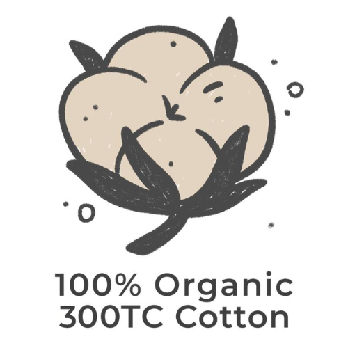 100% Organic 200 TC Cotton