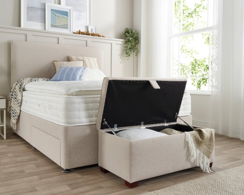 Ottoman Storage Box Hemlock Ottoman Storage Boxes woolroom