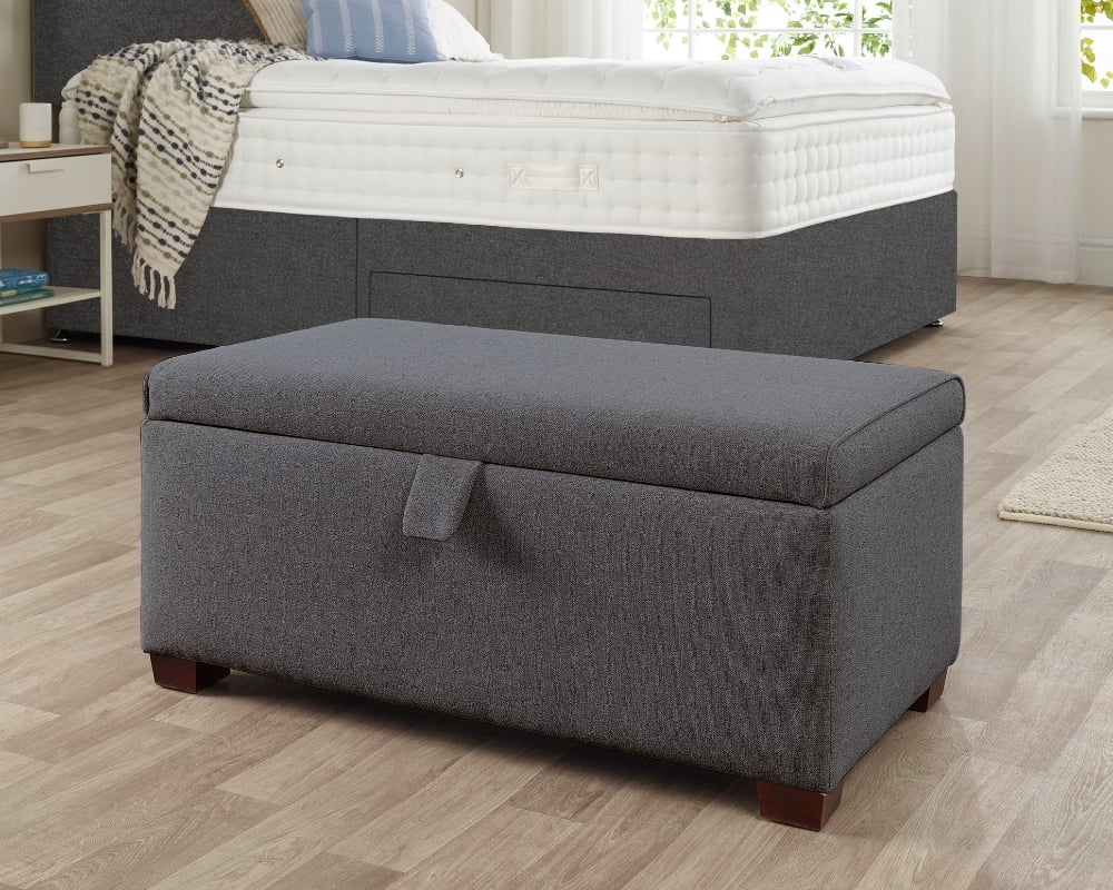 Ottoman Storage Box - Juniper | Ottoman Storage Boxes | woolroom Ottoman Storage Box - Juniper | Ottoman Storage Boxes | woolroom