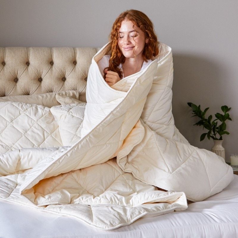 Organic Washable Wool Duvet - Warm