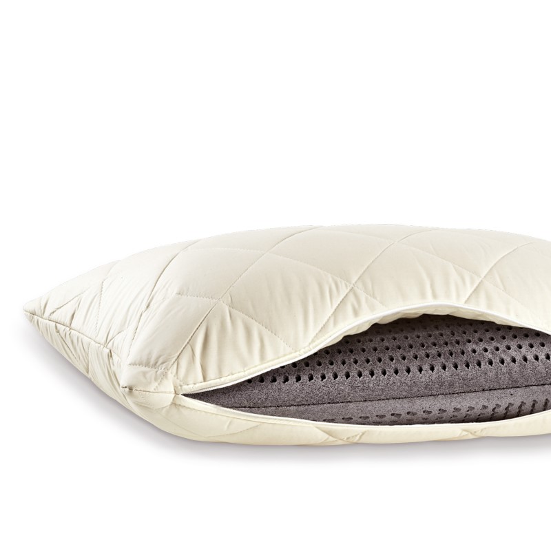 Natural Latex Washable Wool Pillow - Standard