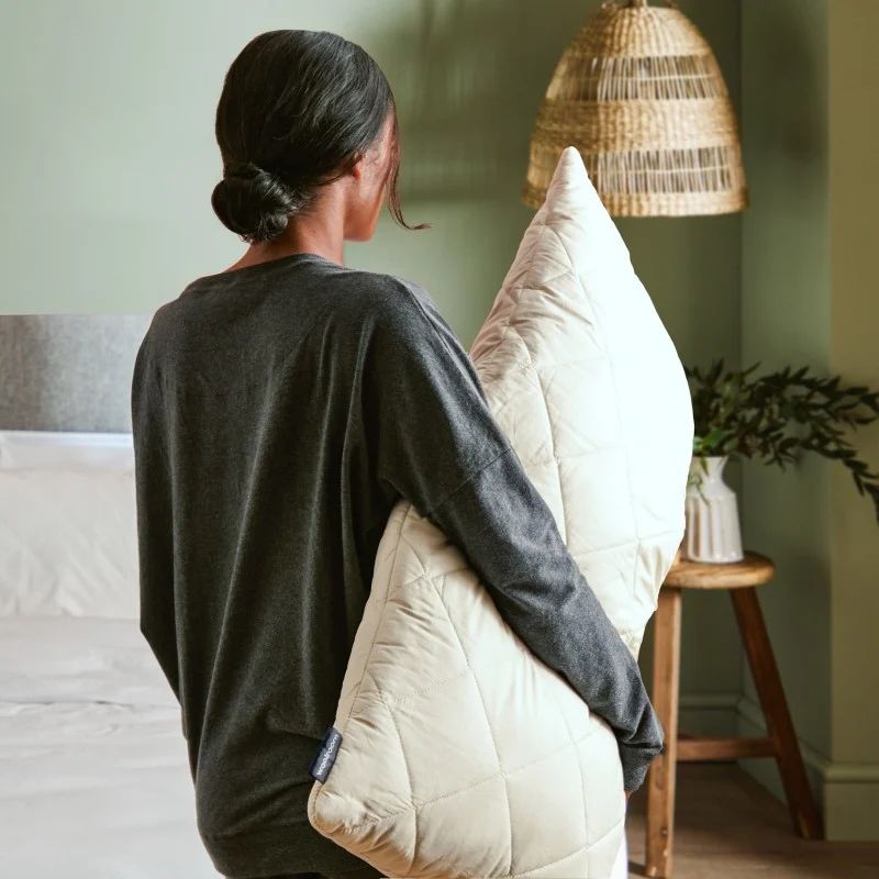 Organic Washable Wool Pillow - Kingsize