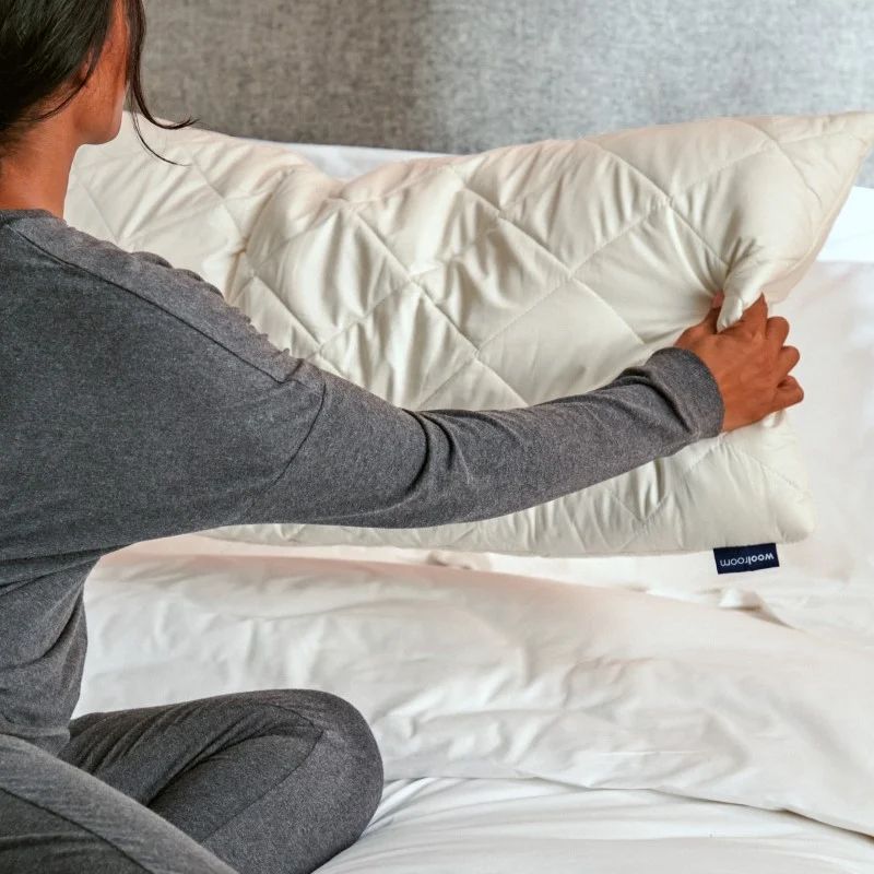 Organic Washable Wool Pillow - Kingsize