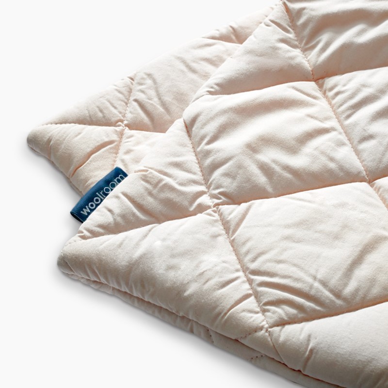 Organic Washable Wool Pillow Cover Standard - Zipped