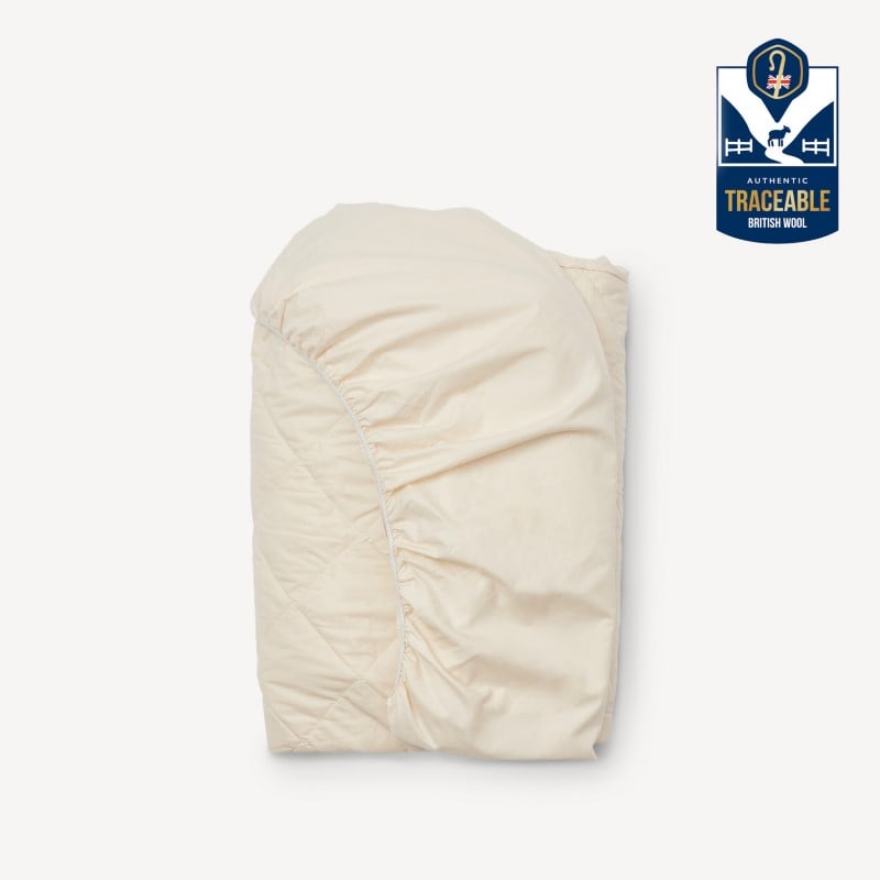 Deluxe Washable Waterproof Wool Mattress Protector
