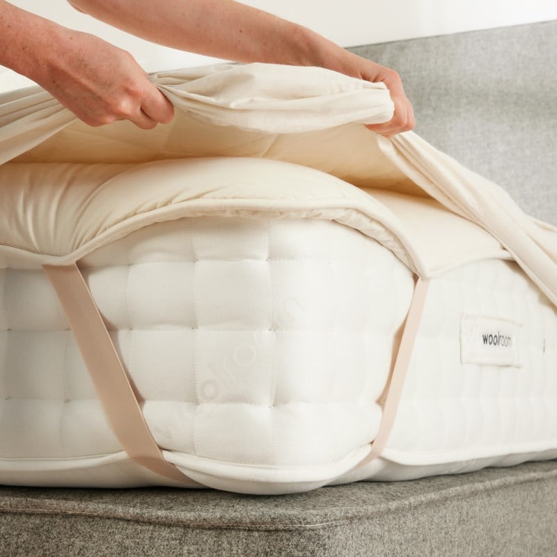 Deluxe Washable Waterproof Wool Mattress Protector