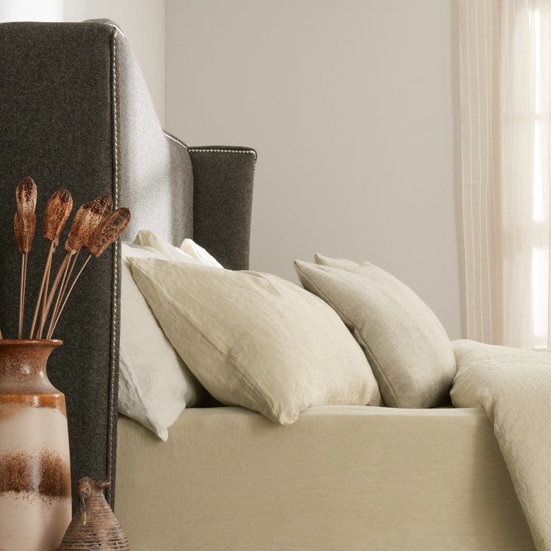 Catarina 100% Linen Pillow Case - Sand