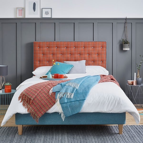 Amelia Upholstered Bedstead - Slatted Base