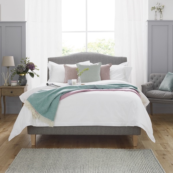 Isabella Upholstered Bedstead - Slatted Base