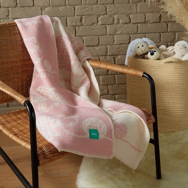 wool bassinet blanket