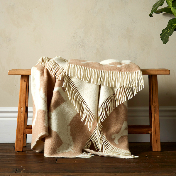 Wool Blanket - Beige Horse Blanket