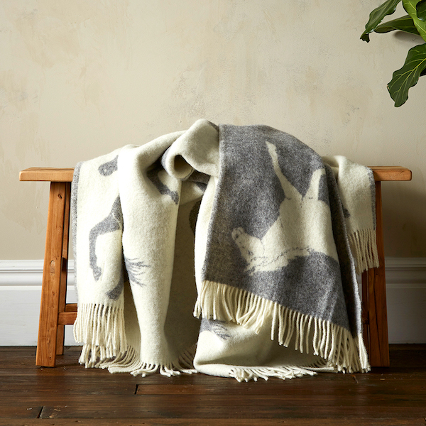 Wool Blanket - Grey Horse Blanket