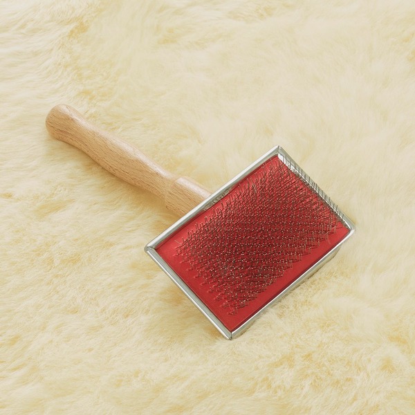 Wire Slicker Sheepskin Brush