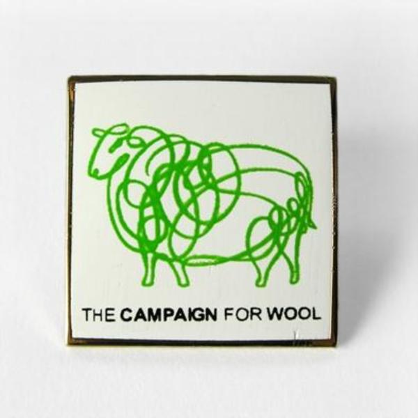 Square Campaign for Wool Lapel Pin