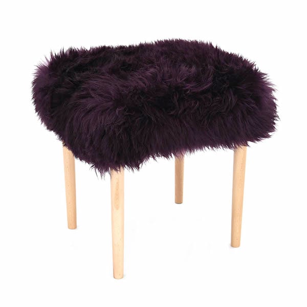 Seren Baa Beauty Stool - Aubergine