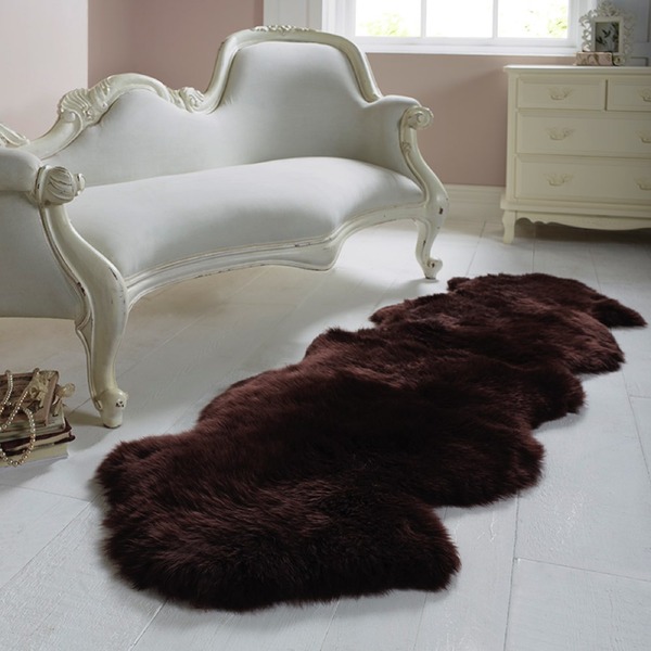 Double British Sheepskin- Chocolate