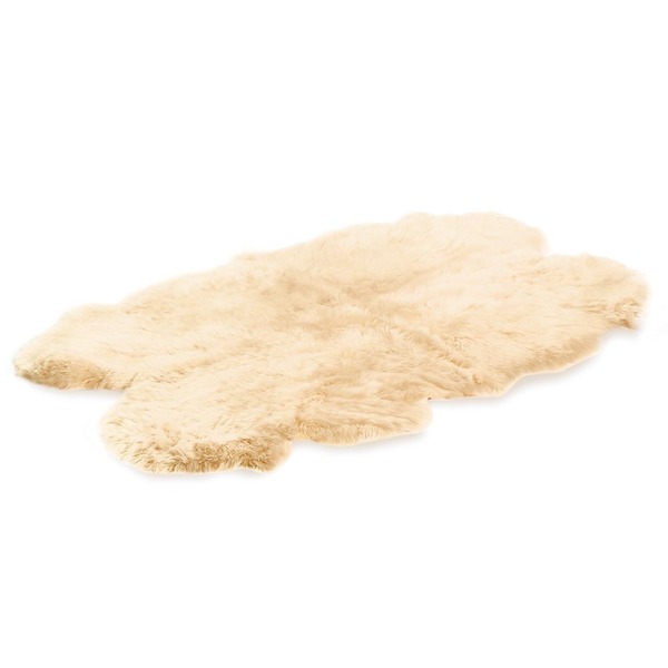 Quad Sheepskin cream Rug