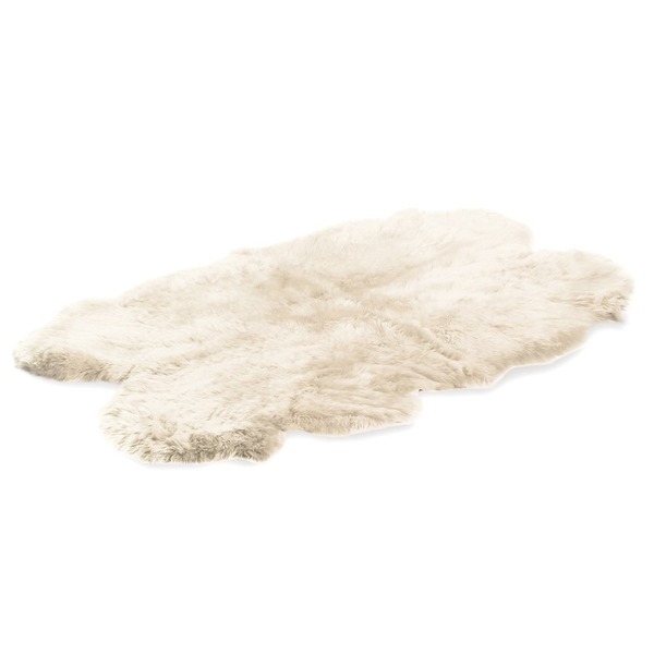 Quad Sheepskin White Rug