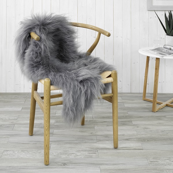 Icelandic Sheepskin Longwool Silver