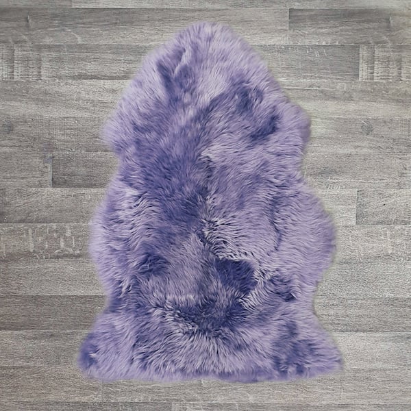 Single British Sheepskin - Lilac - Large