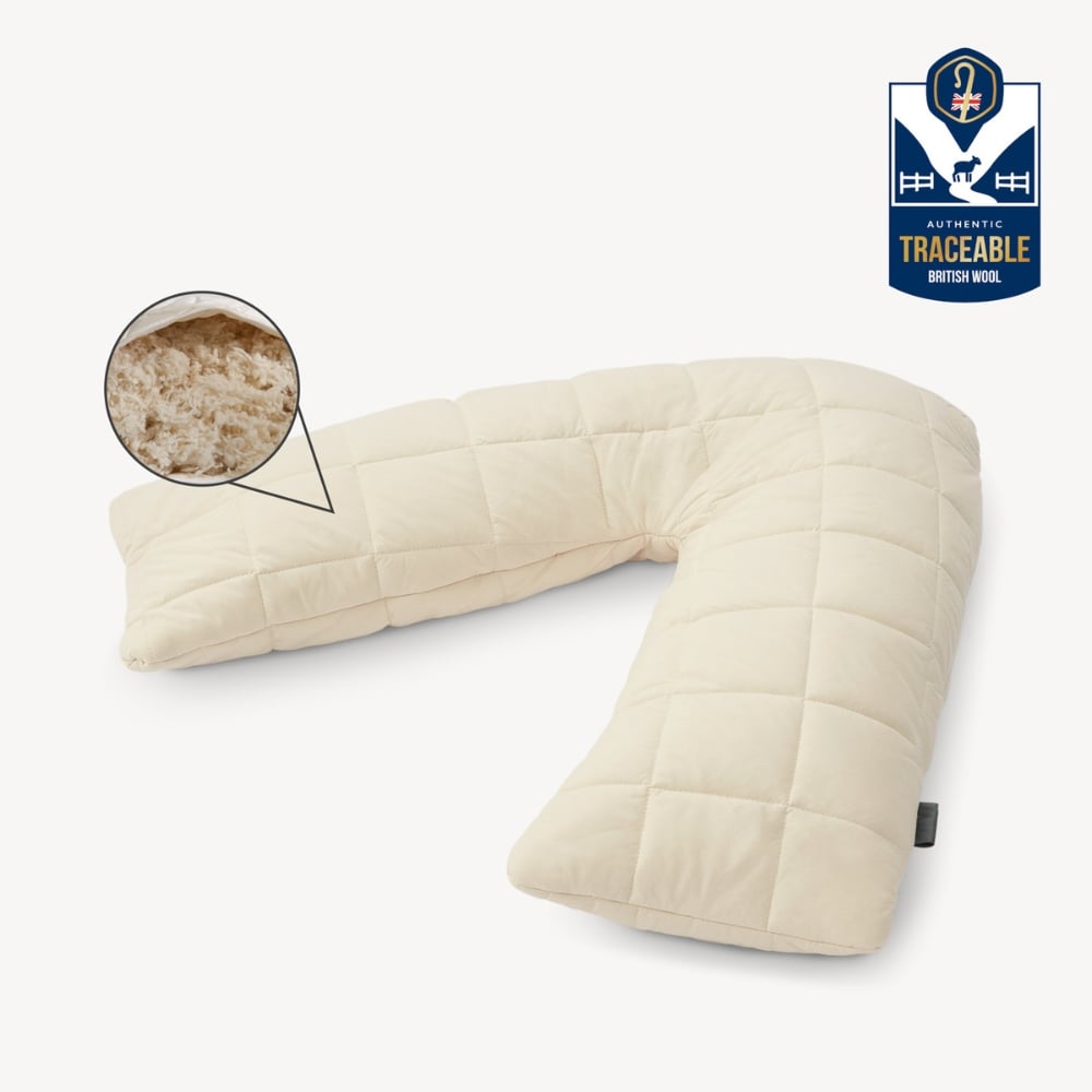 V-Shaped Washable Wool Pillow