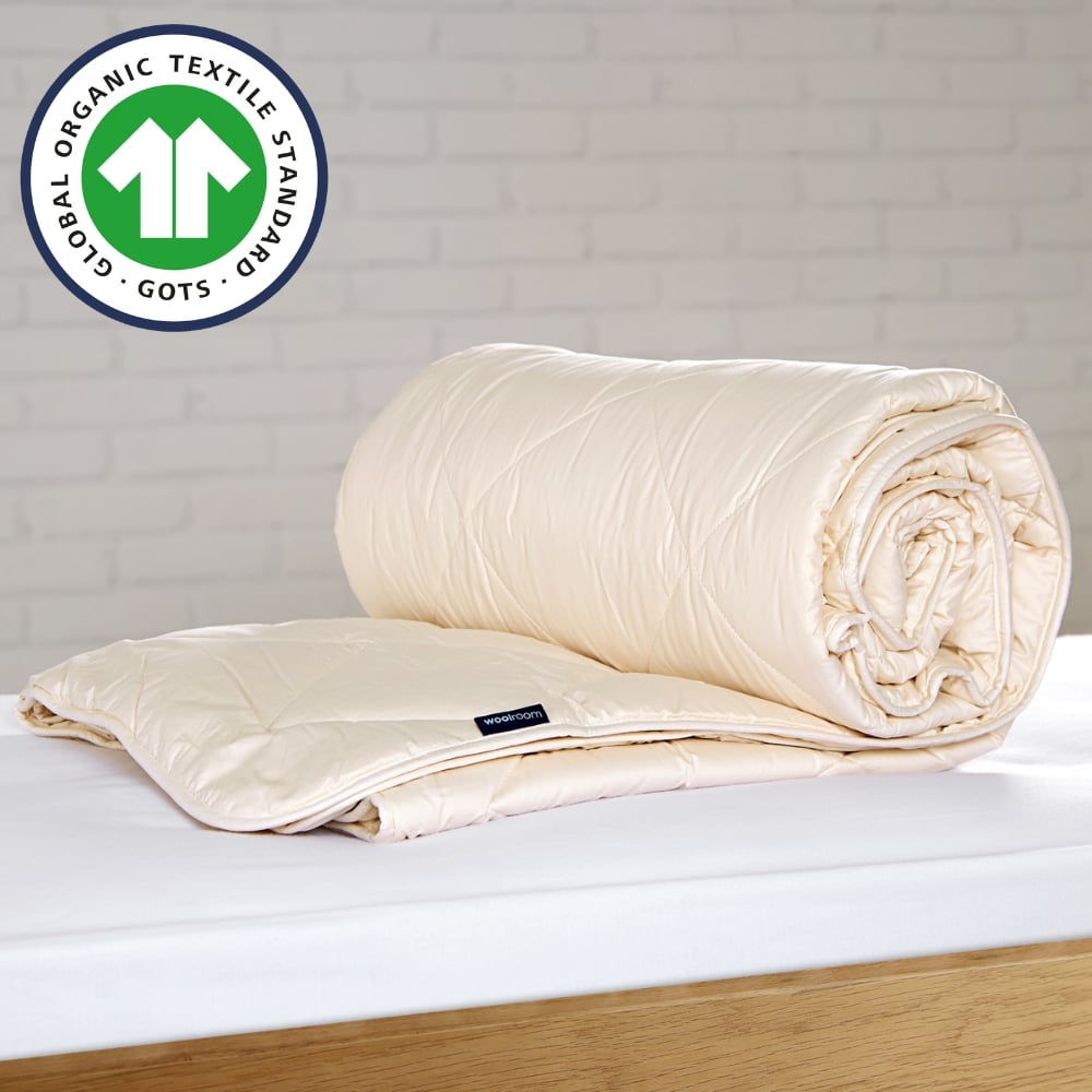 King Size Organic Washable Wool Comforter - Medium