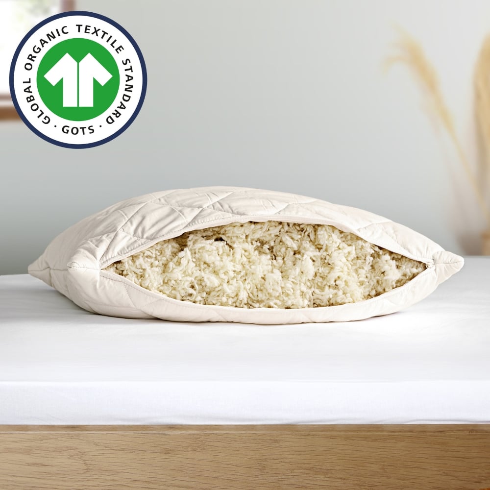 Organic Washable Wool Pillow
