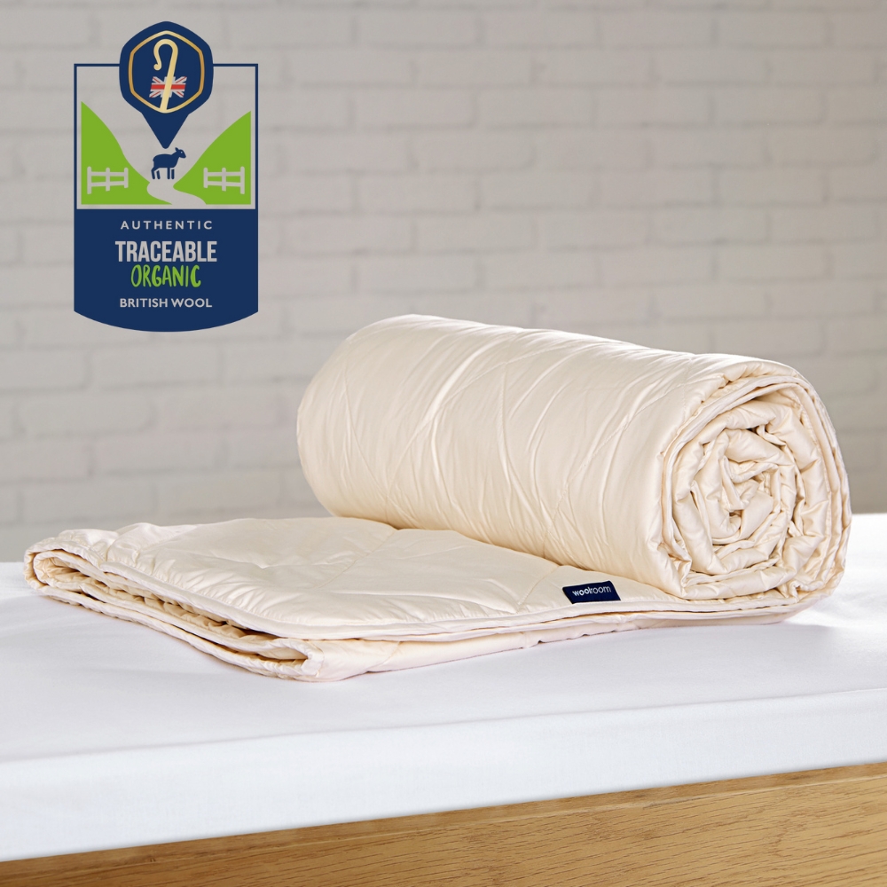 Organic Washable Wool Comforter - Light
