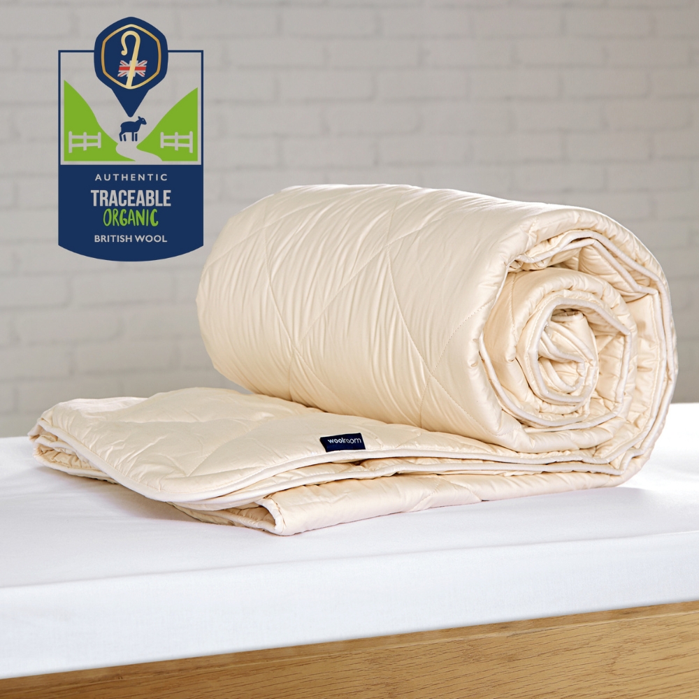 Organic Washable Wool Comforter - Warm