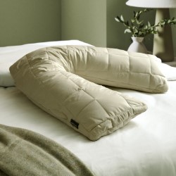 V-Shaped Deluxe Washable Wool Pillow