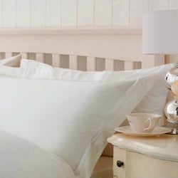 Egyptian Cotton White Oxford Edge Pillowcase - 400 Thread (Single pack)