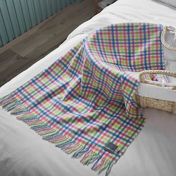 Babywool Blanket - Candy Gingham