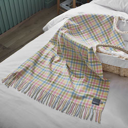 Babywool Blanket - Pastel Gingham