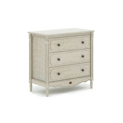 Boori Grace 3 Drawer Chest - Antique Grey