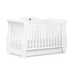 Boori Sleigh Royale Cot Bed - White