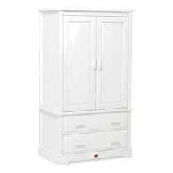 Boori Universal Wardrobe with 2 Drawers - White