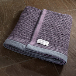 Leno Blanket-Grey/Purple