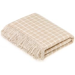 Athens Wool Throw - Beige