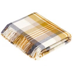 Melbourne Wool Throw - Gold