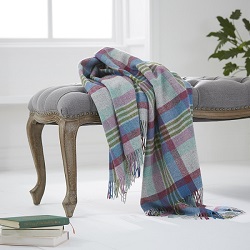 Melbourne Wool Throw - Thistle<BR>