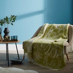 Woolroom Jungle Tastic Pure New Wool Throw