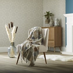 Woolroom Venice Merino Wool Throw - Natural