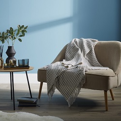 Woolroom Monika Merino Wool Throw - Stone
