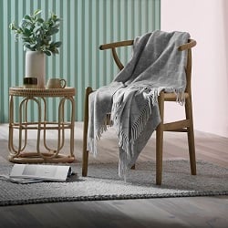 Woolroom Coastal Merino Throw - Nebo
