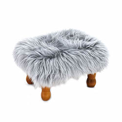 Anwen Baa Stool - Silver