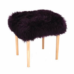 Seren Baa Beauty Stool - Aubergine